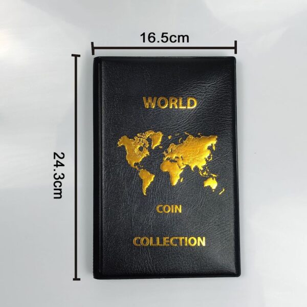 150 Coins Storage Book Commemorative Coin Collection Album Holders Collection Volume Folder Hold Multi Color Empty