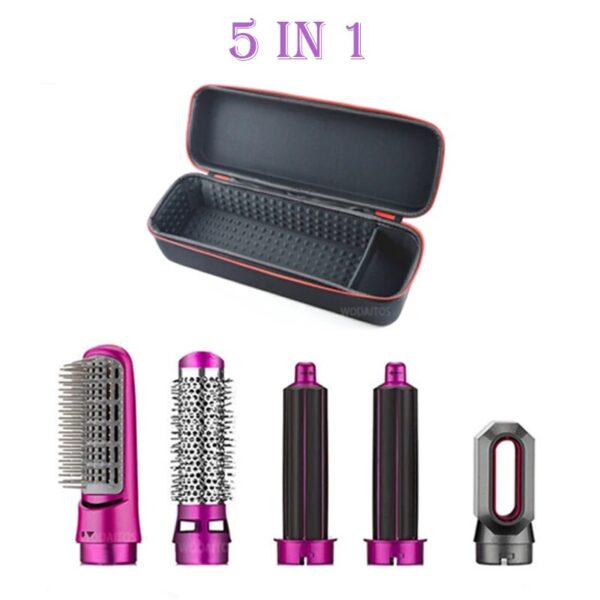 Hair Dryer 5 In 1 Hair Wrap Electric Hair Straightener Brush Blow Dryer Air Comb Detachable 1