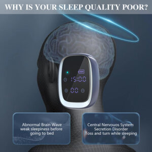 KTS Sleep Aid Device CES Stimulation Therapy 600mAh Hand held Anxiety Depression Fast Sleep Instrument Sleeper 2 medium