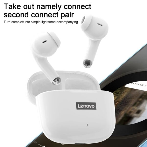 Lenovo LP40 Pro Earphone Bluetooth 5 1 Wireless Headphones Waterproof Earpieces Sports Earbuds Wiht Microphone Music 5